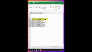 Cara menggeser tabel pada Microsoft Excel #belajarexcel #tutorialexcel #microsoftexcel #exceltricks