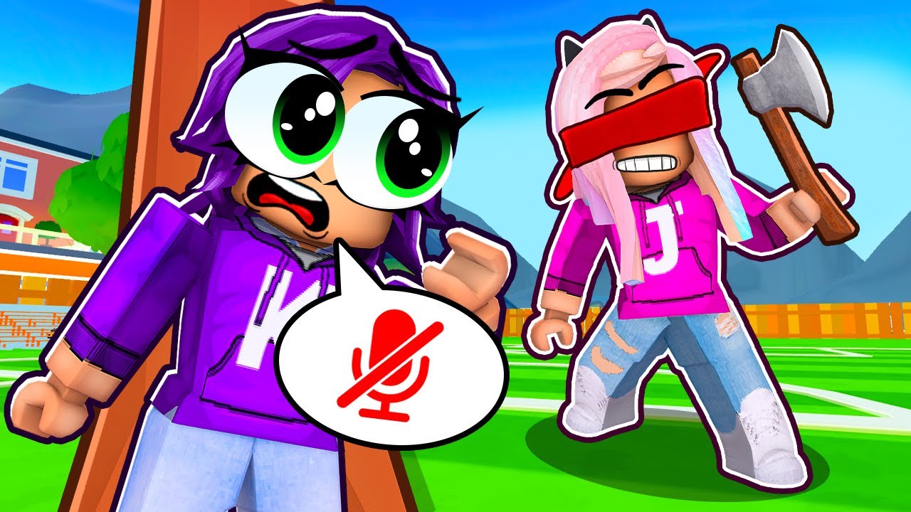 Это игра в прятки, но с завязанными глазами