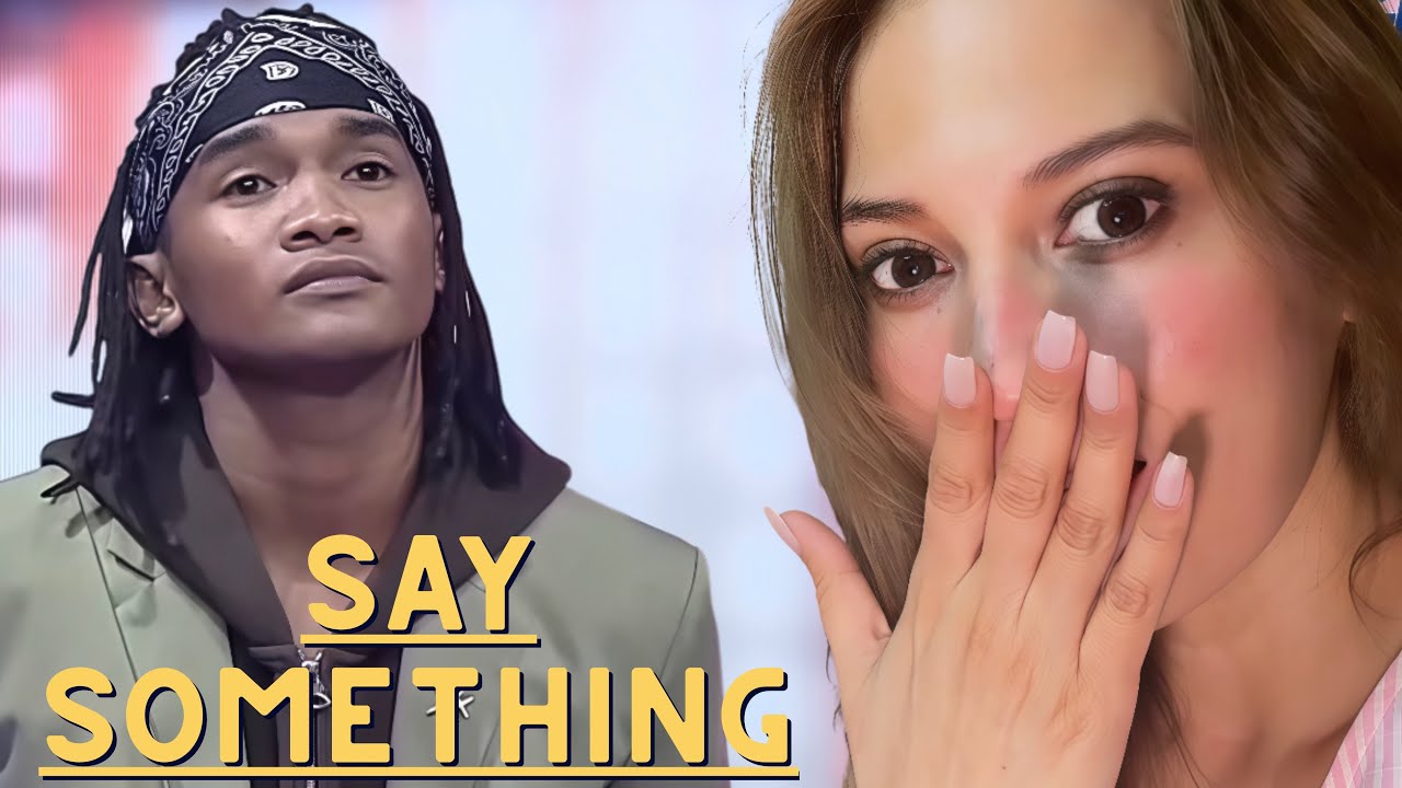 Reaction to Jong Madaliday’s heartfelt rendition of “Say Something”