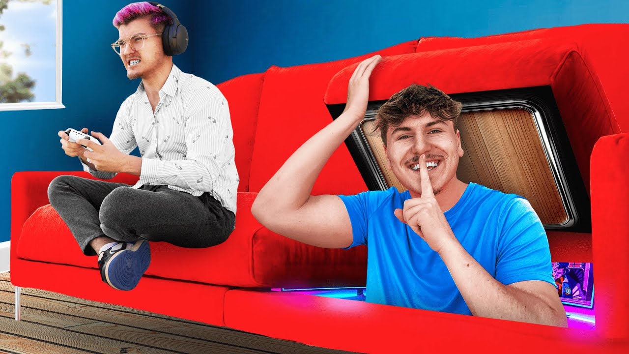 J’AI CONSTRUIT UNE PIÈCE SECRÈTE CHEZ JEANFILS !!