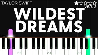 Taylor Swift - Wildest Dreams | EASY Piano Tutorial Resimi