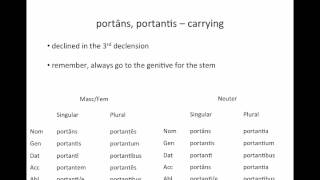 Present Active Participles