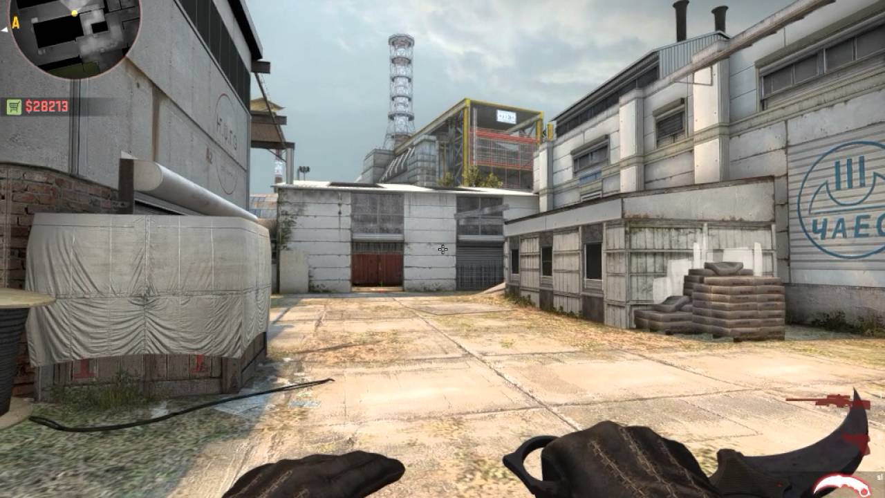 CSGO - Self made Pop-flash, Garage Cache