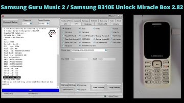 Samsung Guru Music 2 , Samsung B310E Phone Lock Unlock by Miracle Box 2.82 , Hindi