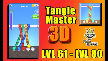 Tangle Master 3D - LVL 61 - 80 Gameplay Walkthrough🎮👑