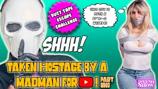 Kidnapped & Taken Hostage By Xeno the Madman For A Duct Tape Escape Challenge!!