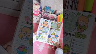 blue and green journal #journaling #journal #shorts #sticker