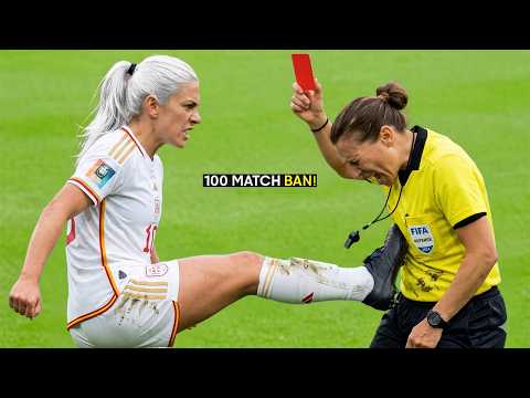 CRAZIEST Red Cards in Women's Football