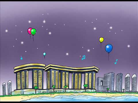 انطلاق مهرجان العلمين شوفوا مصر عامله ايه كاريكاتير فيديو