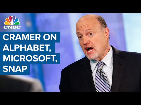 Jim Cramer Breaks Down Shares Of Alphabet, Microsoft, Snap And More