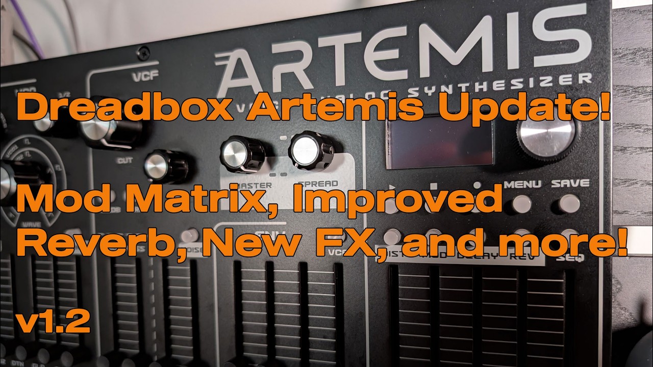 Amazing new Dreadbox Artemis update! v1.2 (Mod Matrix!!) | Hanging With Hexwave