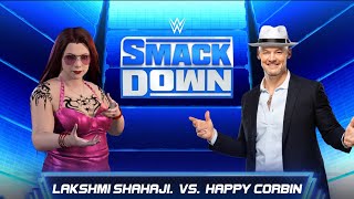 WWE LIVE MATCH - HAPPY CORBIN VS LAKSHMI SHAHAJI | WWE SMACKDOWN MATCH