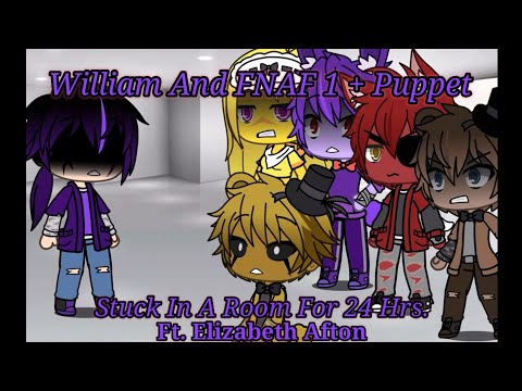 William Afton Stuck In A Room With FNAF1 + Puppet For 24 Hours (ft. Elizabeth) Part 1 (Pt.2 Out!)