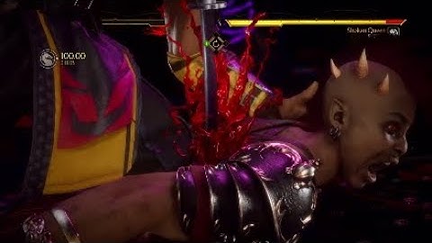 Mk 11 ways to punish sheeva stomp with Scropion