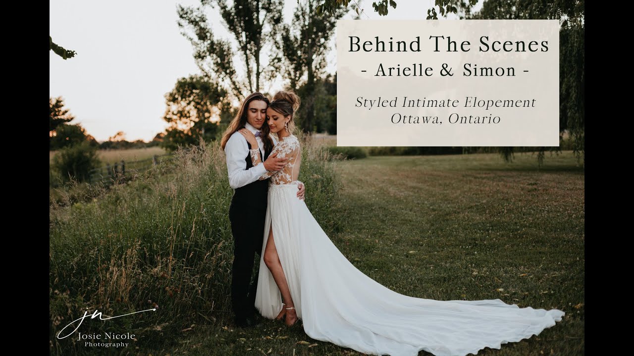 Intimate Ontario Farm Elopement - Mini Behind The Scenes - Josie Nicole Photography