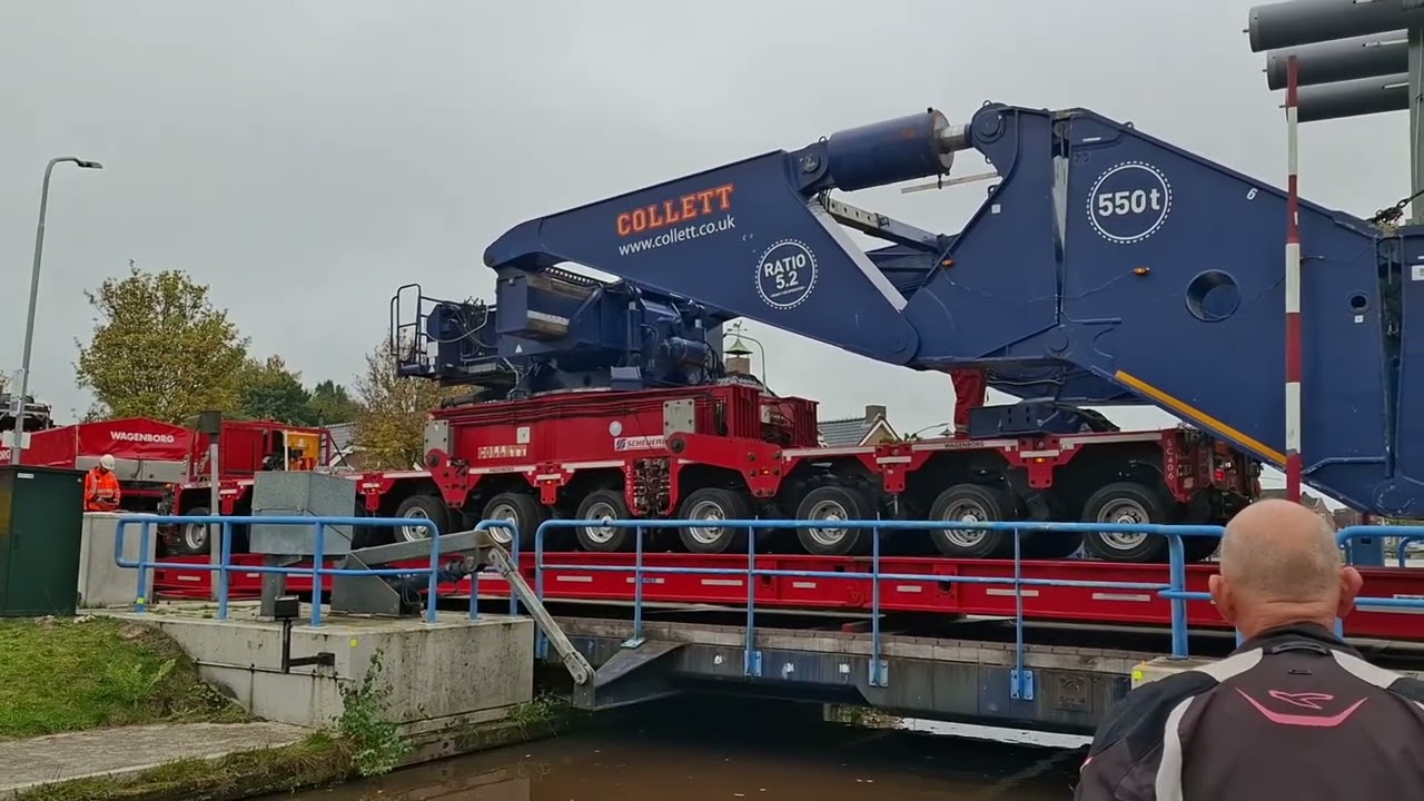Groot transport transformator TenneT Wagenborg Onstwedderklap Nieuwe Pekela