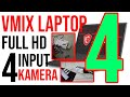 vMix Laptop Full HD 4 Chanel Kamera