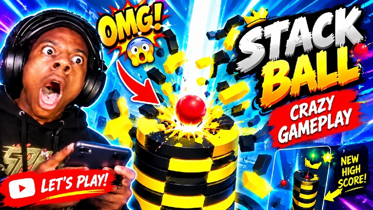 🔴 Live Stack Ball Gameplay 🎮 9000 Challenge | #Stackball - YouTube