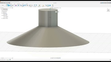 Create a funnel quickly in fusion 360