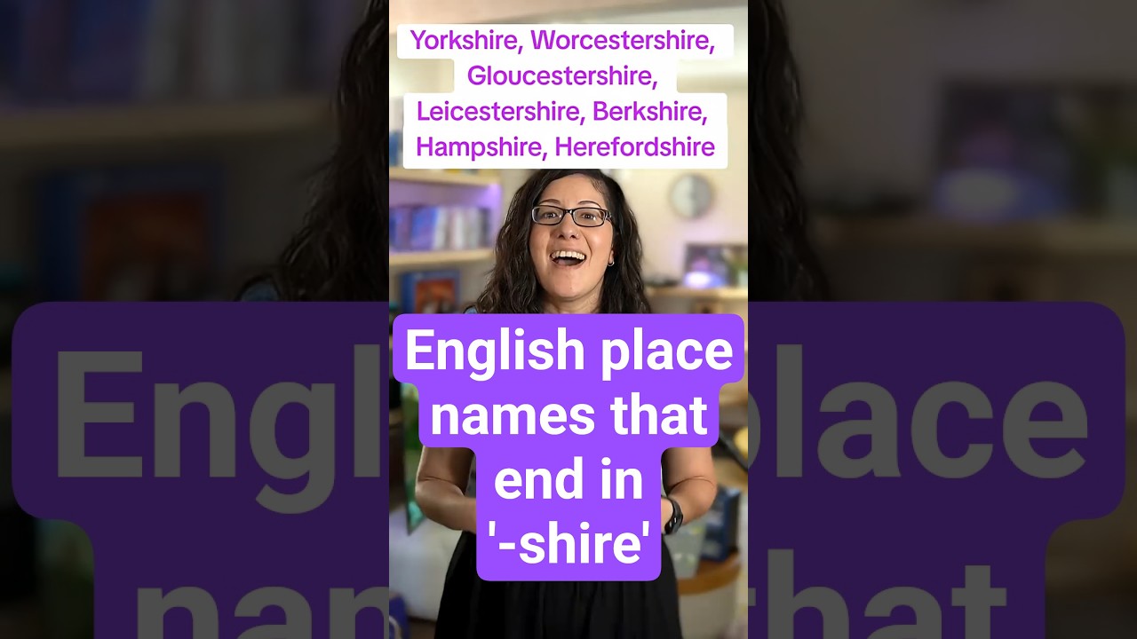 How to pronounce English place names that end in '-shire' 