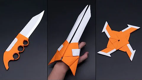 武器折り紙