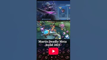 Martis Deadly Meta Lifesteal Build (Must Try) #mlshorts #martis #mobilelegends
