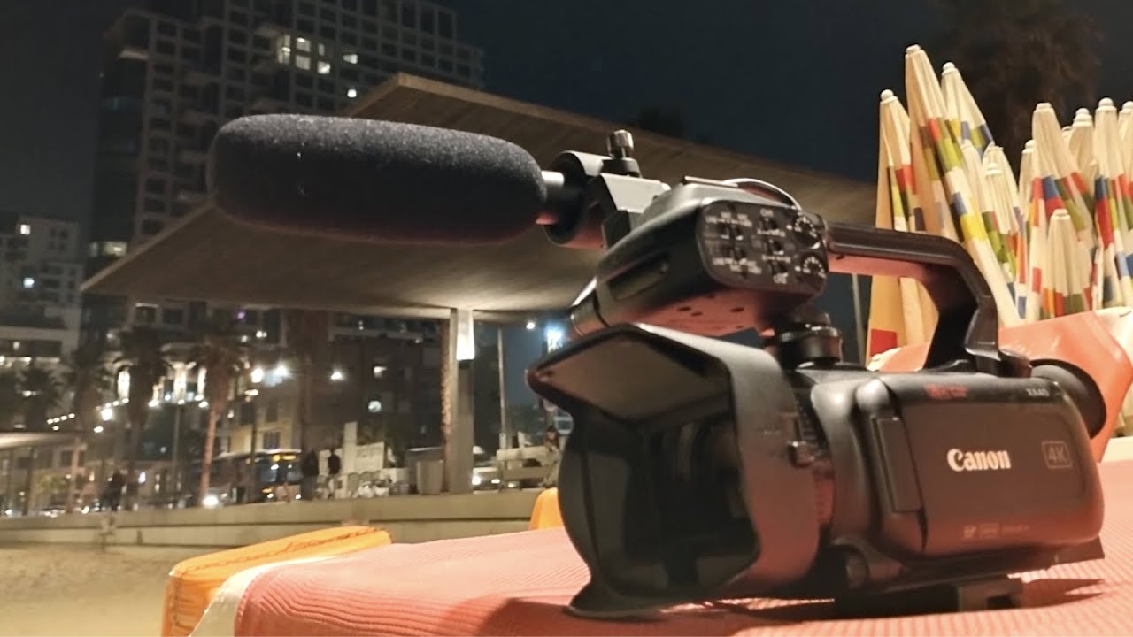 Canon XA40 Internal Microphone Audio Sample YouTube