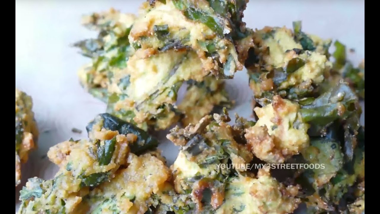 PALAK PAKODA | SPINACH PAKORA | INDIAN STREET FOOD street food