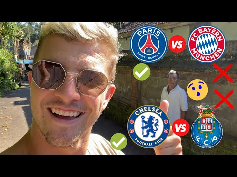 CHAMPIONS LEAGUE QUARTER FINAL PSG 0-1 BAYERN, CHELSEA 0-1 PORTO REACTION