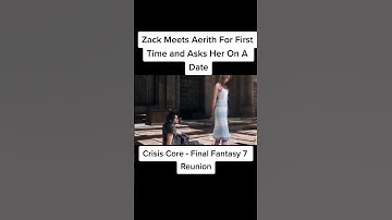 Zack meets Aerith For The First Time and Asks Her On a Date - Final Fantasy 7