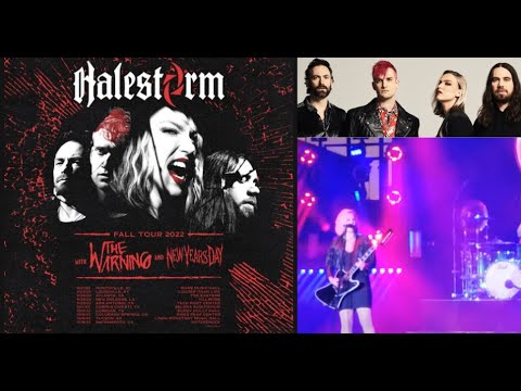 Halestorm announced a fall U.S. headlining tour w/ The Warning and New Years Day