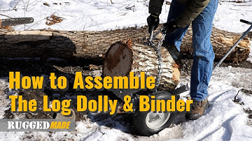 Unboxing & Assembling the RuggedMade Log Dolly & Binder: 440-LB Capacity