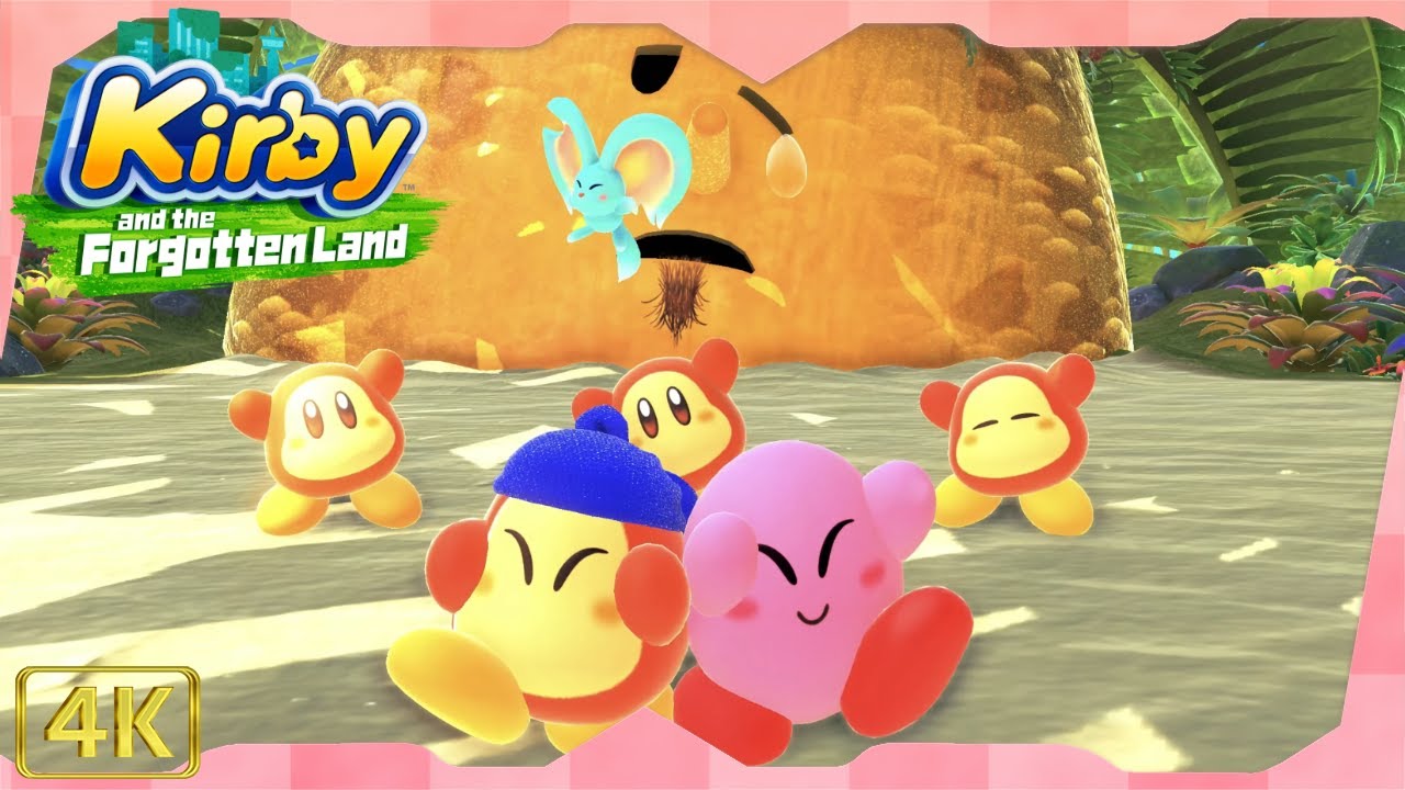 Kirby and the Forgotten Land for Switch ⁴ᴷ Level 2 (100% Playthrough, 2