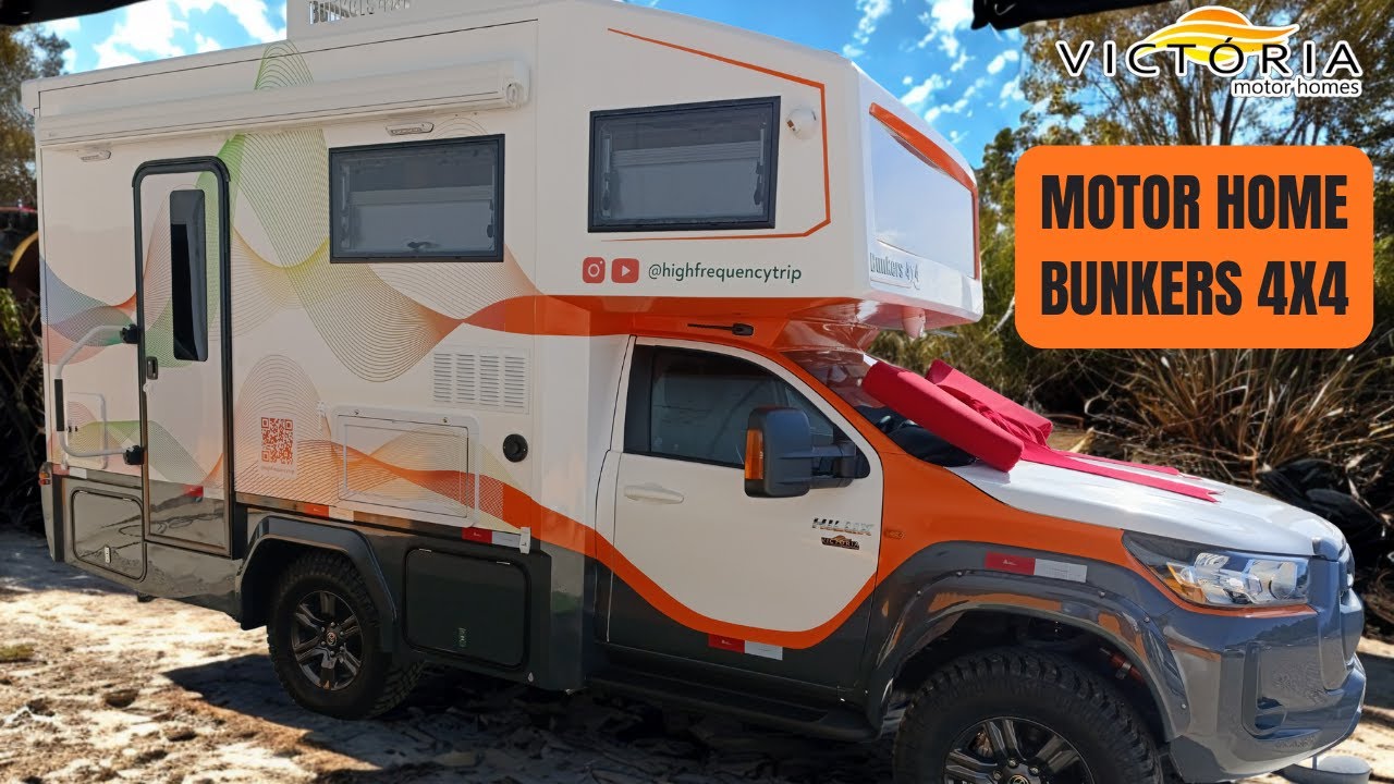 BUNKERS Victória Motor Homes montado em uma Toyota Hilux: Conheça o Modelo + Depoimento dos Clientes