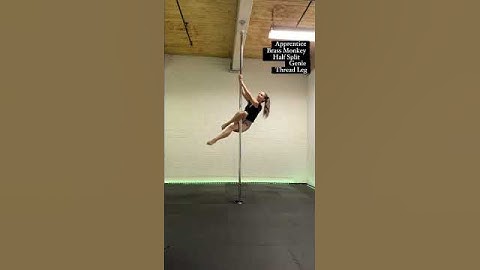 Intermediate Pole Combo// Pole Dance Tutorial #polefitness #poledance #polecombo
