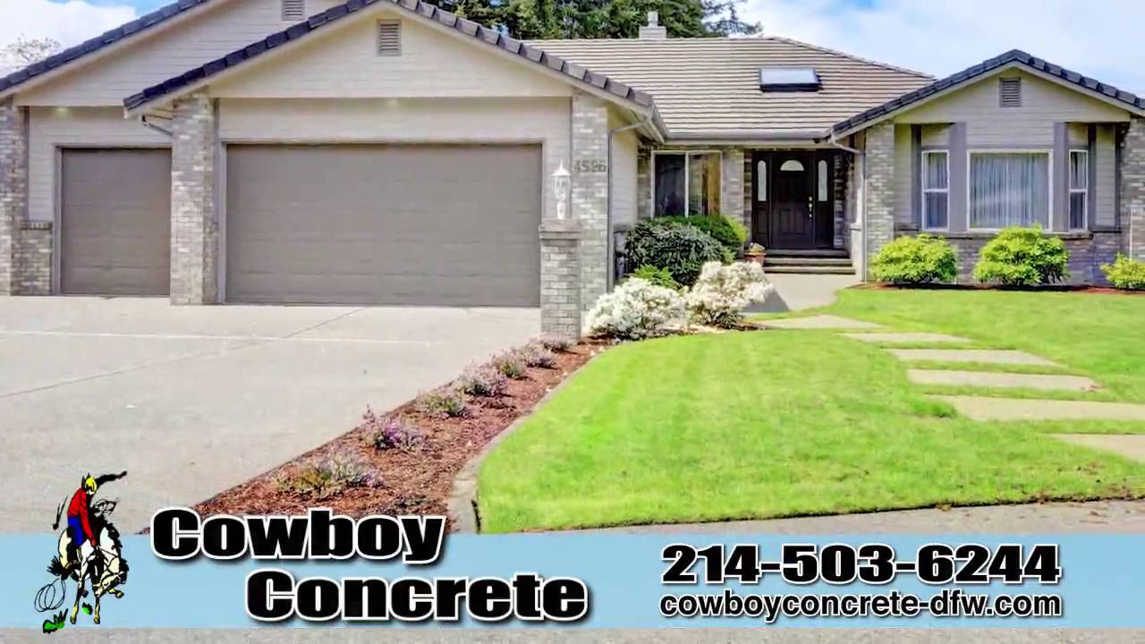 Cowboy Concrete Patio, Foundation, Slab, Paving, Retaining Walls