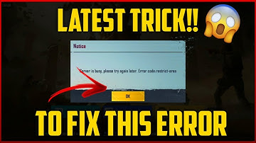 How To Fix Server Is Busy Please Try Again Later Problem In Pubg Mobile, KR, VN, BGMI, 2.1 VERSION