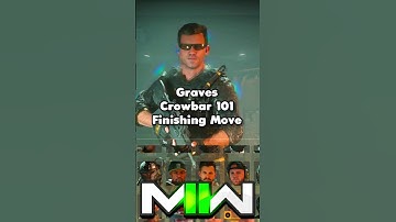 MW2 - Graves "Crowbar 101"  Finishing Move 👀