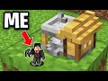 Clyde BUILT a Smallest Base in Minecraft!