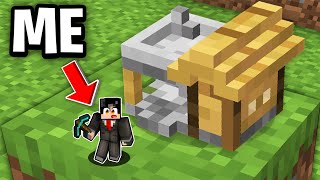 Clyde BUILT a Smallest Base in Minecraft!