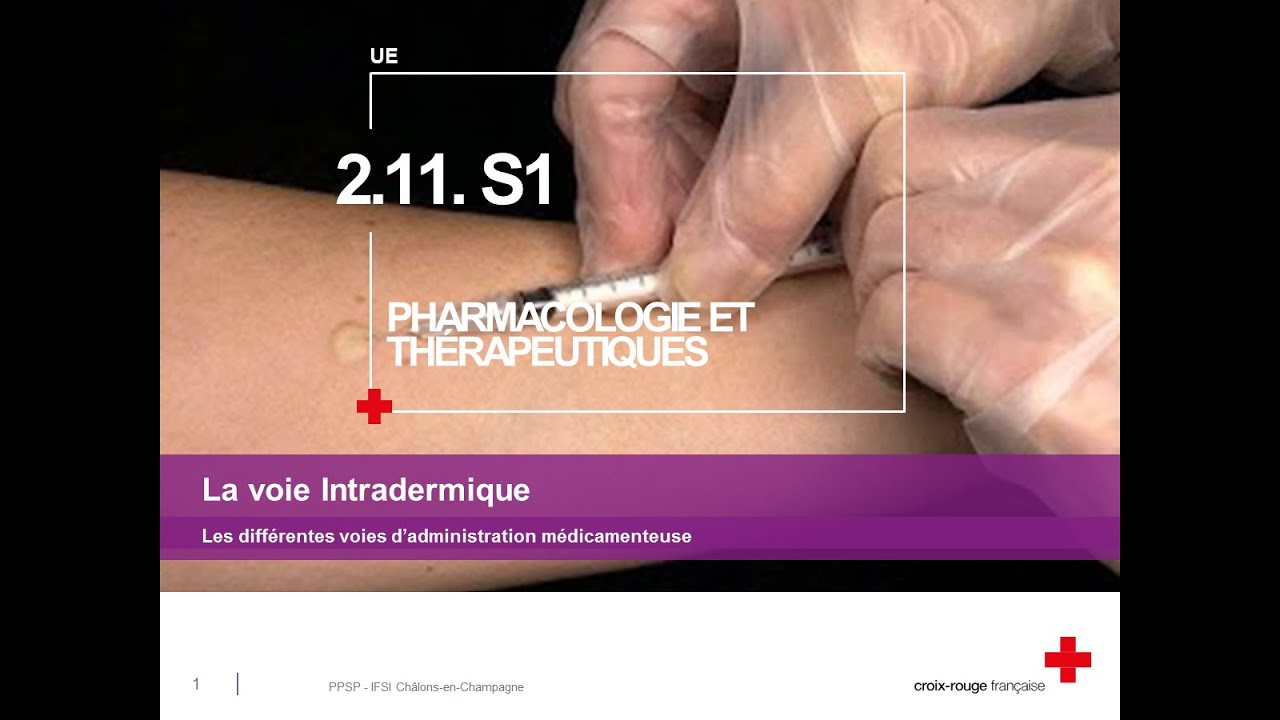 Administration de médicaments par voie intradermique