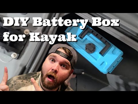 How to build a DIY Kayak battery box!!!! 