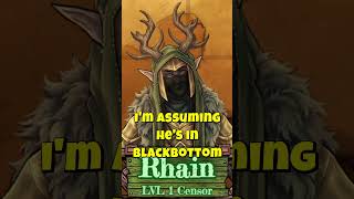 Meet Rhain! #drawsteel #riseheroesrise #ttrpg #thefallofblackbottom