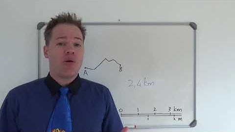 Mapwork measuring curved line distance