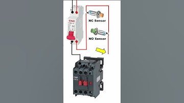 💥💯 2 wire proximity sensor with contactor connection #virelshorts #short #shorts