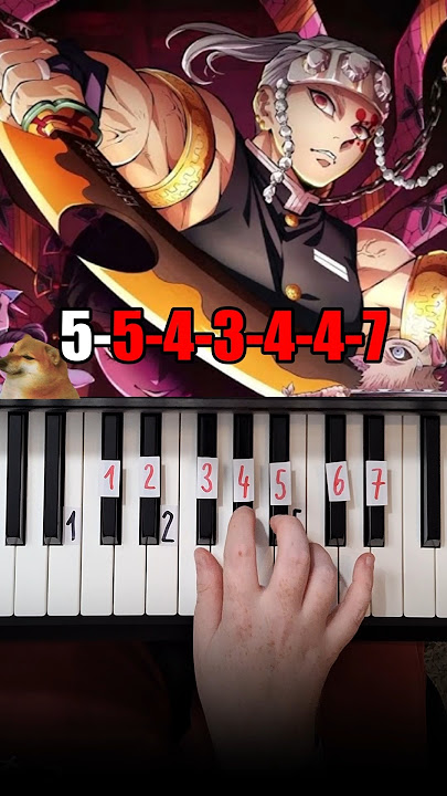 Demon Slayer Opening  Zankyosanka Piano Tutorial #shorts