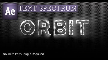 Text Audio Spectrum Effect in After Effects Tutorial Urdu/Hindi - No Third-Party Plugin