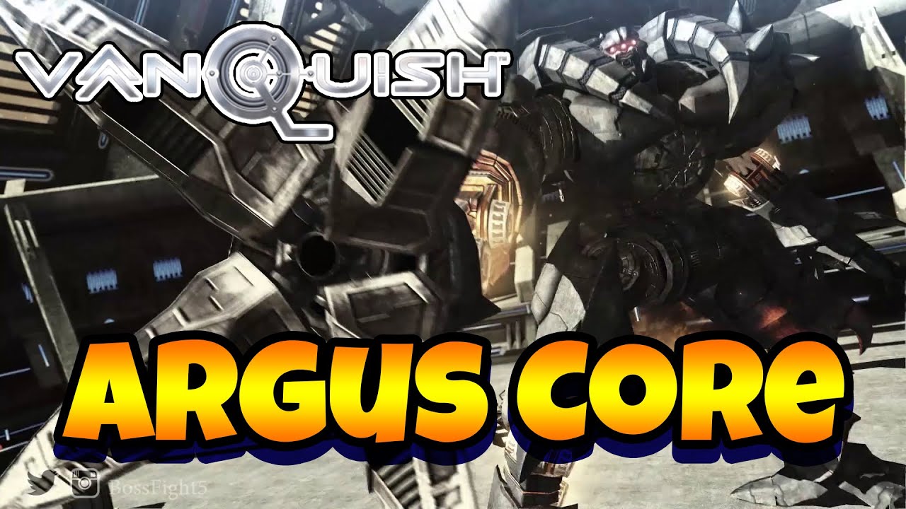 Vanquish Boss Fight Argus Core