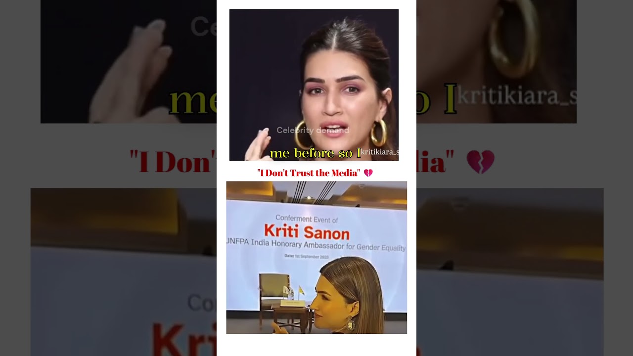 🤯"I Don't Trust the Media"💔: KRITI SANON Slams Creepy Paparazzi Culture 
