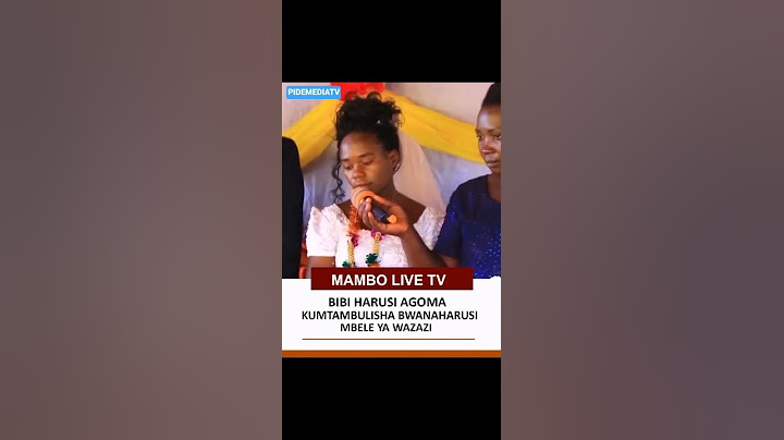 BIBI HARUSI AGOMA KUMTABULISHA BWANA HARUSI🤣#trendingreels#trendingvideo#trendingshorts#trending
